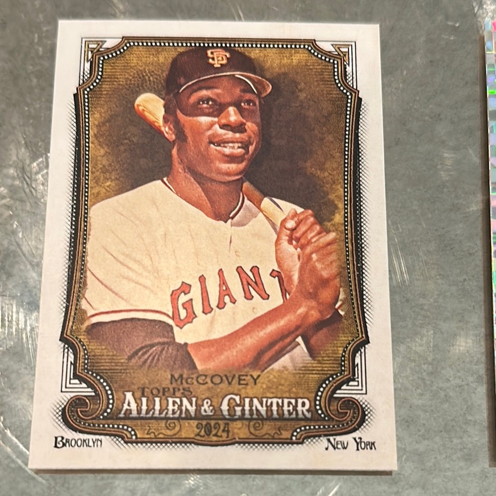 Topps Cream and Brown Vintage Accents Card